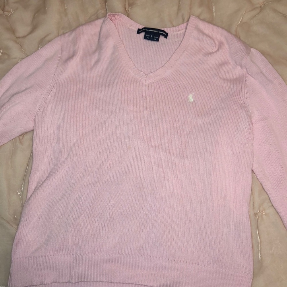 Ralph Lauren pastel pink sweater
